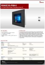6.5" Intel® Celeron® N6211 Panel Mount Panel PC R06IE3S-PMA1-1