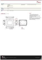 6.5" Panel Mount Display R06L200-PMA1-2