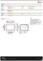 7" ARM A53 G-WIN GC-Series Front IP65 PCAP Panel PC W07IM3S-GCO1-2