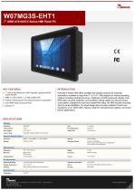 7" ARM A78+A55 E Series HMI Panel PC W07MG3S-EHT1