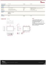 7" E Series HMI Panel PC with Intel® Processor N150 W07IAN3S-EHT1-2