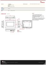 7" Front IP65 High Brightness Display W07T700IPO1HB-2
