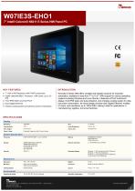 7" Intel® Celeron® N6211 E Series HMI Panel PC W07IE3S-EHO1-1