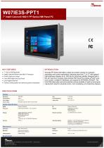 7" Intel® Celeron® N6211 PP Series HMI Panel PC W07IE3S-PPT1-1