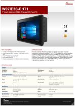 7" Intel® Celeron® N6211 E Series HMI Panel PC W07IE3S-EHT1