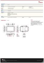7" NXP i.MX6 EL Series HMI Panel PC W07FA3S-ELT1-2