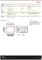 7" NXP i.MX6 S Series HMI Panel PC W07FA3S-PCO1-POE-2