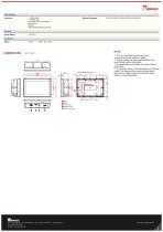 7" PCAP Touch Panel Mount Display W07L100-EHT1OD-2