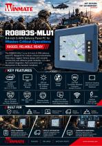 8.4" Intel® Celeron® N2930 G-WIN Defence Panel PC R08IB3S-MLU1