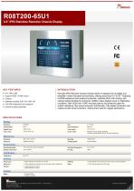 8.4" IP65 Stainless Resistive Chassis Display R08T200-65U1-1