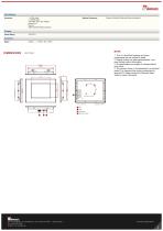 8.4" Panel Mount Display R08L200-PMU1-2