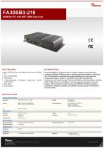 ARM Box PC with NXP i.MX6 Dual Core FA30SB3-210-1