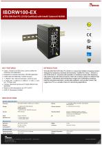 ATEX DIN Rail PC (C1D2 Certified) with Intel® Celeron® N2930 IBDRW100-EX
