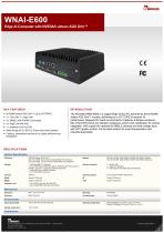 Edge AI Computer with NVIDIA® Jetson AGX Orin™ WNAI-E600-1