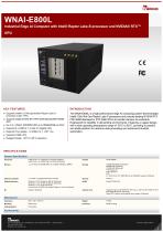 Industrial Edge AI Computer with Intel® Raptor Lake-S processor and NVIDIA® RTX™ GPU WNAI-E800L