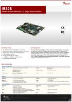 Intel® Celeron® N2930 x86, 3.5” Single Board Computer IB32S