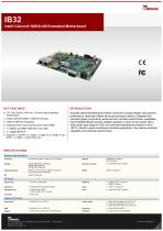 Intel® Celeron® N2930 x86 Embedded Motherboard IB32