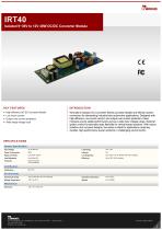 Isolated 9~36V to 12V 40W DC/DC Converter Module IRT40-1