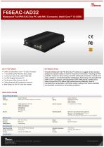 Waterproof Full IP65 EAC Box PC with M12 Connector, Intel® Core™ i5-1235U F65EAC-IAD32-1