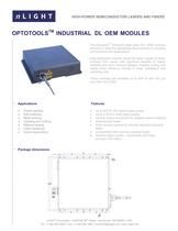 OPTOTOOLS™ INDUSTRIAL DIODE LASER OEM MODULES - 1