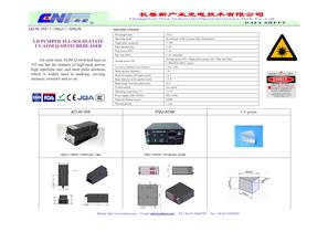 Actively Q-switched ultraviolet laser at 355 nm - 1