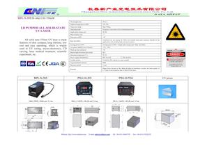 Passively Q-switched ultraviolet laser at 355 nm - 1