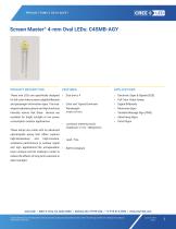 Screen Master® 4-mm Oval LEDs: C4SMB-AGY - 1