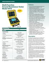 6472 Multi-Function Ground Resistance Testers - 1