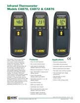 CA876 Infrared Thermometers - 1