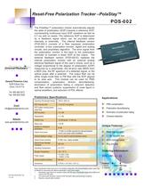 Reset-Free Polarization Tracker – PolaStay™ - 1