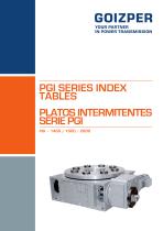 PGI 1460-2600  Intermittent Index Units Catalogue - Goizper Industrial - 1