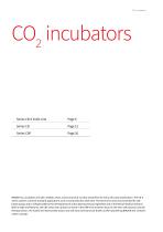 CO2 incubators  CB-S | CB | CBF series-3