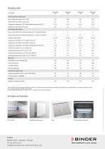 Constant climate c chambers with environmentally friendly thermoelectric cooling  Flyer Serie KBF-S ECO-2