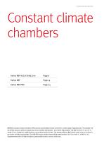 Constant climate chambers 2025-3