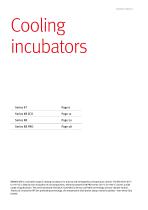 Cooling incubators  KT | KB ECO | KB | KB PRO series-3