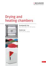Drying and heating chambers  ED | ED-S | FD | FD-S | FED | FP | M series-1