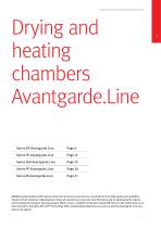 Drying and heating chambers  ED | ED-S | FD | FD-S | FED | FP | M series-3