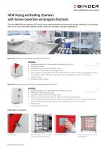 Drying and heating chambers  Series FP | M-1