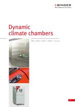 Dynamic climate chambers  MK | MKF | MKT | MKFT series-1