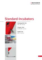 Standard-Incubators  B | BD | BD-S | BF series-1