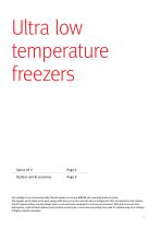 Ultralow temperature freezers  UF V series-3