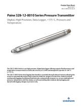 328-12-0010 Series Digital, High Precision, Data Logger Pressure and Temperature Transmitter - 1