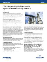 CEMS System Capabilities for the Hydrocarbon Processing Industry - 1