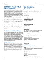 OPM 4001 Opacity/Dust Density Monitor - 2