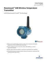 Rosemount™ 648 Wireless Temperature Transmitter with Rosemount X-well™ Technology - 1