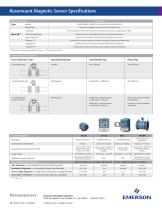 Rosemount Magnetic Sensor Specifications - 2