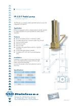 FPC-250 Pedal pump-cylinder unit - 4