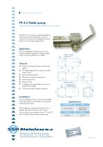 FPC-250 Pedal pump-cylinder unit - 5