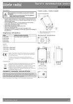 SAFETY INFORMATION SHEET RECEIVERS-2