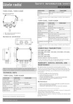 SAFETY INFORMATION SHEET RECEIVERS-3
